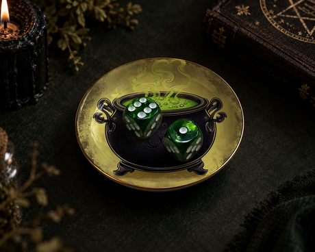 Cauldron Porcelain Dice Dish