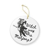 Witch Ceramic Ornament — view 1