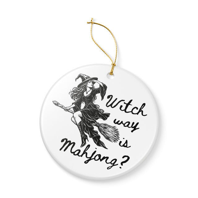 Witch Ceramic Ornament
