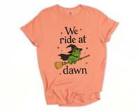 "We Ride at Dawn" Toad Cotton T-shirt — view 3