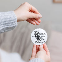 Witch Ceramic Ornament — view 5