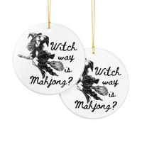 Witch Ceramic Ornament — view 3
