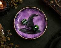 Witch Hat Porcelain Dice Dish — view 2